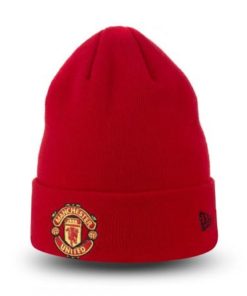 Man United Knit turn up lue rød - New Era