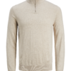 JACK & JONES JJEEMIL KNIT HALF ZIP NOOS