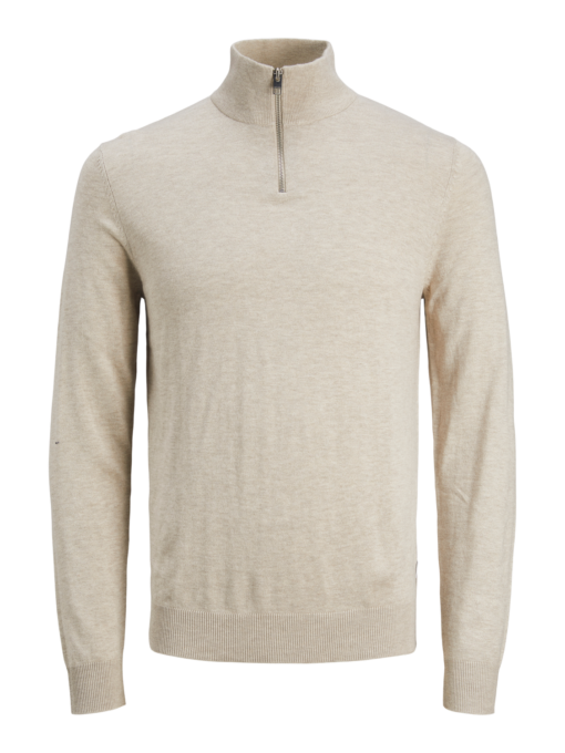 JACK & JONES JJEEMIL KNIT HALF ZIP NOOS