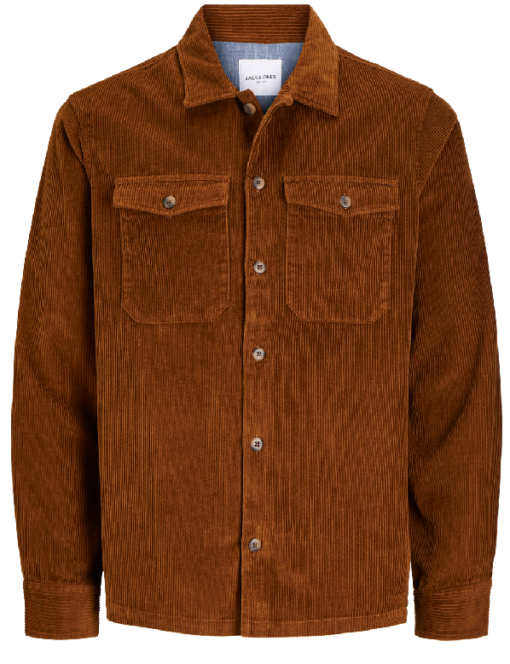 JACK & JONES  JJEEDDIE CORDUROY OVERSHIRT LS SN