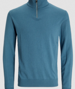 JACK & JONES JJEEMIL KNIT HALF ZIP NOOS