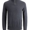 JACK & JONES JJEEMIL KNIT HALF ZIP NOOS