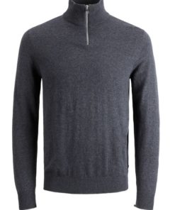 JACK & JONES JJEEMIL KNIT HALF ZIP NOOS