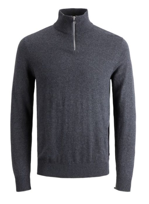 JACK & JONES JJEEMIL KNIT HALF ZIP NOOS