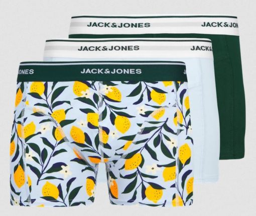 JACK & JONES JACLEMON TRUNKS 3 PACK STYD