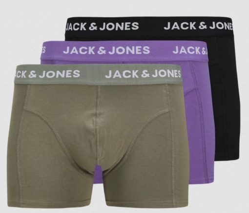 JACK & JONES JACROB SOLID TRUNKS 3 PACK SN