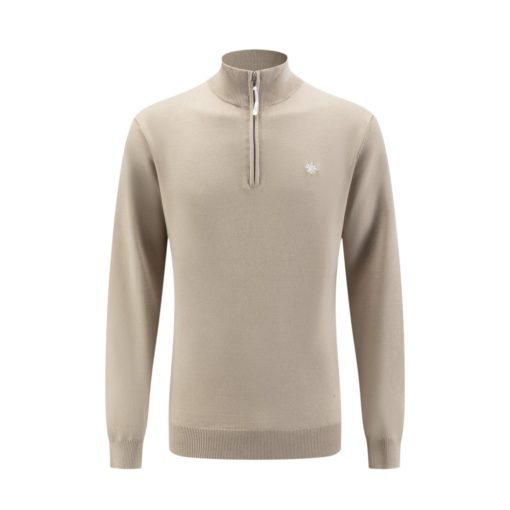 Vannucci Men's Half Zip Sweater