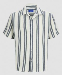 JORCOBA STRIPE RESORT SHIRT SS SN