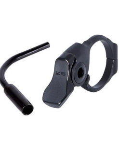 KS KGSL Remote Hendel Alu/Alu OS. m/føringshylse, alu, universal, Ø31.8mm