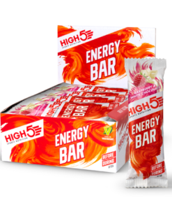 HIGH5 EnergyBar Bringebær/Hvit Sjokolade 55g