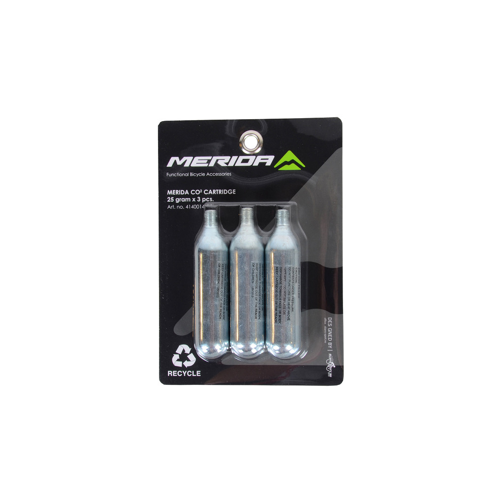 Merida CO2-patroner, 25 g, 3 st