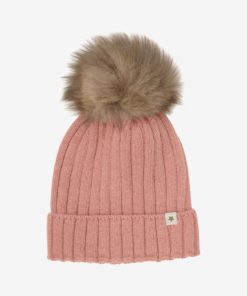 HUTTEliHUT Hat Knit Alpaca Pompom