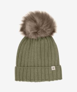 HUTTEliHUT Hat Knit Alpaca Pompom