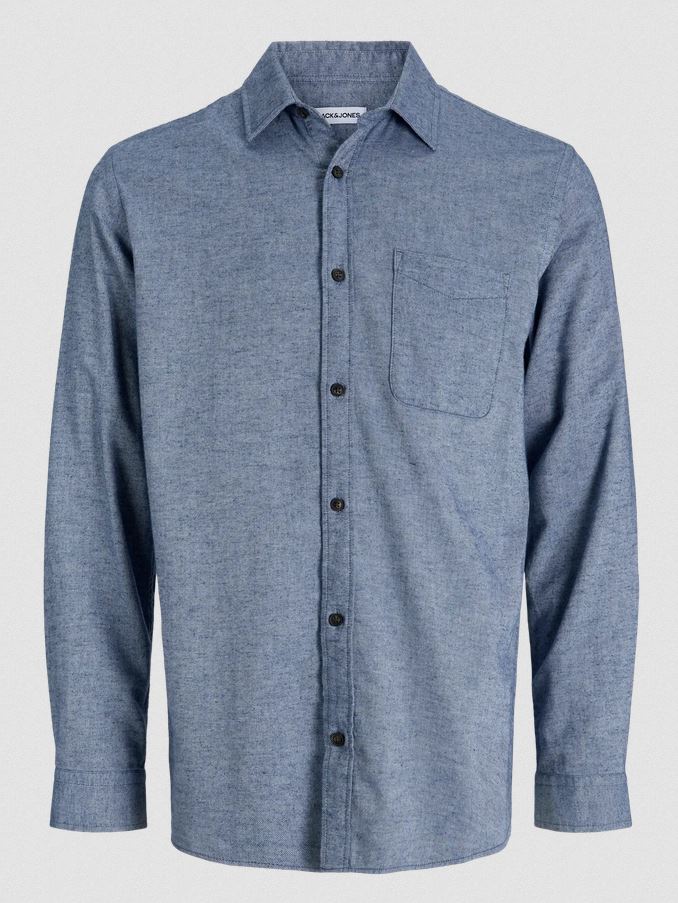 JACK & JONES JJECLASSIC MELANGE SHIRT L/S NOOS