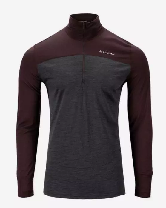 Aclima Lightwool 180 Polo W/ Zip M´S