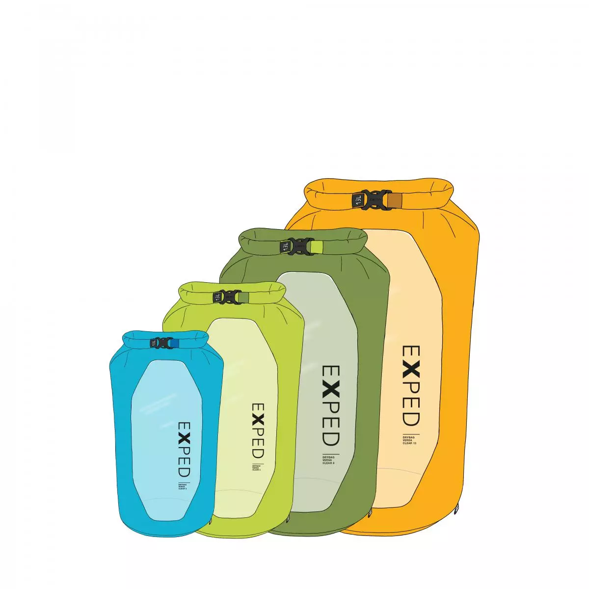 Exped  Drybag Versa Clear 5