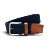 JACK & JONES JACSPRING WOVEN BELT NAVY