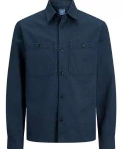JACK & JONES JPRBLURAYLE LINEN BL. SOLID LS SHIRT SN