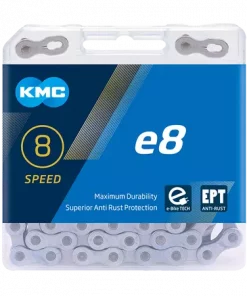 KMC e8 EPT El-Sykkel Kjede Sølv