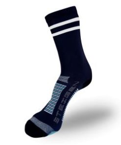 Steigen  Løpestrømpe 2 Stripe Navy 3/4