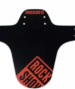 ROCKSHOX Mudguard MTB Fender Front Black with Fire Red Print