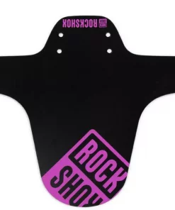 ROCKSHOX Mudguard MTB Fender Front Black with Fuschia Print