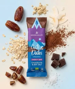 Moonvalley  Energibar Sjokolade & Havsalt 50g Økologisk