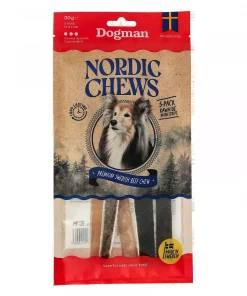 Dogman Nordic Chews Beef Rawhide Ministrips