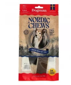 Dogman Nordic Chews Beef Rawhide Strips
