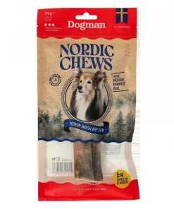 Dogman Nordic Chews Beef Rawhide Roll Medium