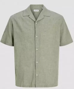 JACK & JONES JJESUMMER LINEN BLEND RESORT SHIRT