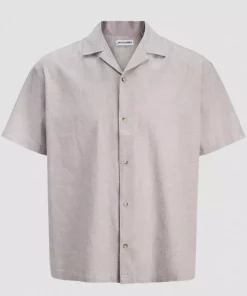 JACK & JONES JJESUMMER LINEN BLEND RESORT SHIRT