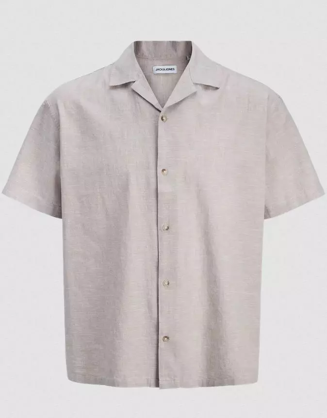 JACK & JONES JJESUMMER LINEN BLEND RESORT SHIRT