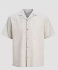 JACK & JONES JJESUMMER LINEN BLEND RESORT SHIRT