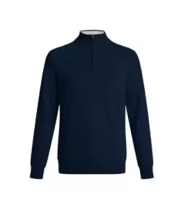 Vannucci Men's Merino Wool Sweater YTT07465 HALF Zip