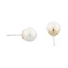 Ørepynt "gull" Provence 8mm hvit perle