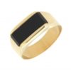 RING GULL HERRE M/ONYX