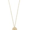 Collier "gull" Lauren 20mm rund, banket plate 43+3cm