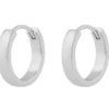 Ørering "sølv" Lara 15ø ørering flat profil, 3mm