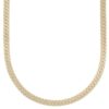 Collier "gull" Row 5mm leddet slangekjede 45cm