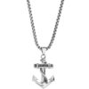 Collier stål 30x20mm anker på 3mm kjede 60cm - Frank 1967