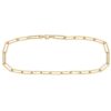 Armlenke gull 4,5mm paperclip chain m/runde ledd 19cm