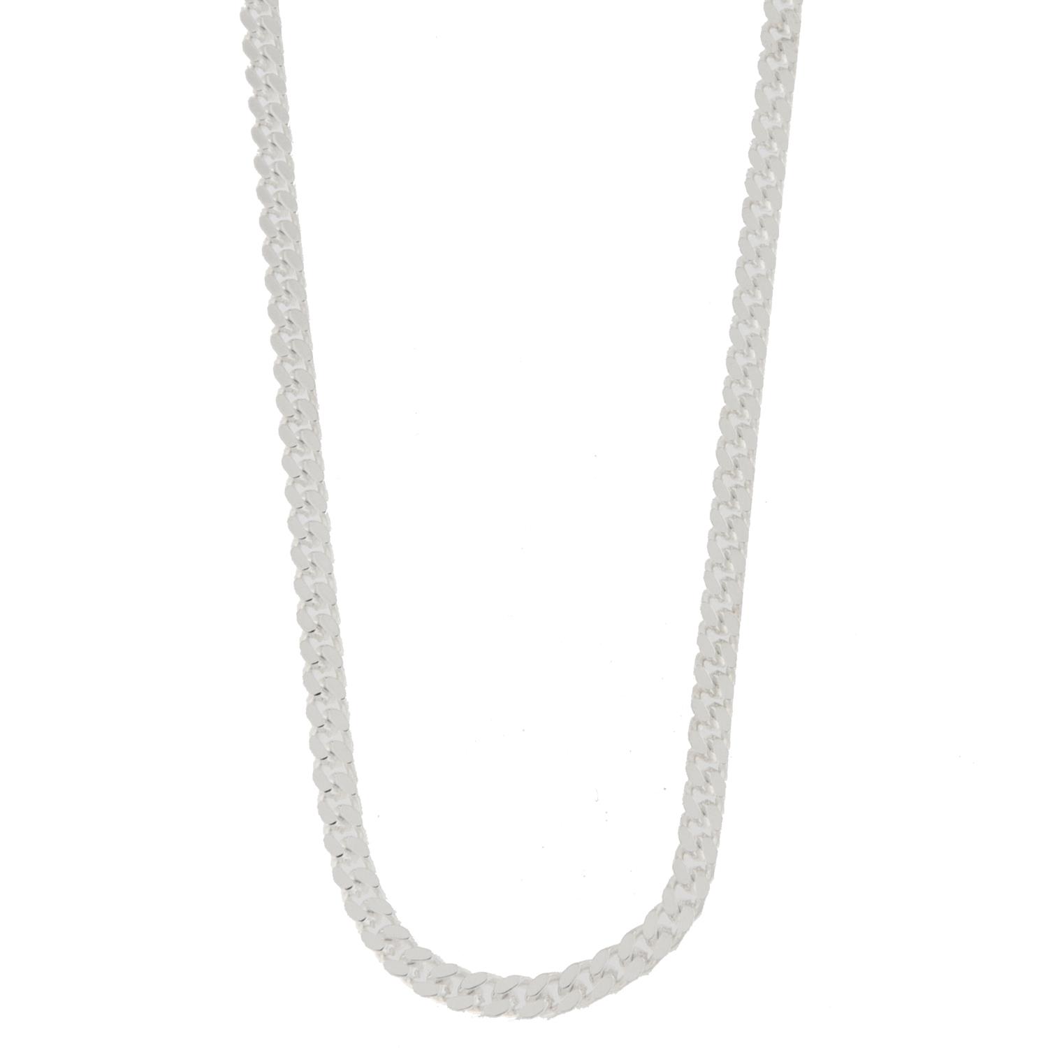 Collier rh.sølv 45cm panzer 3mm