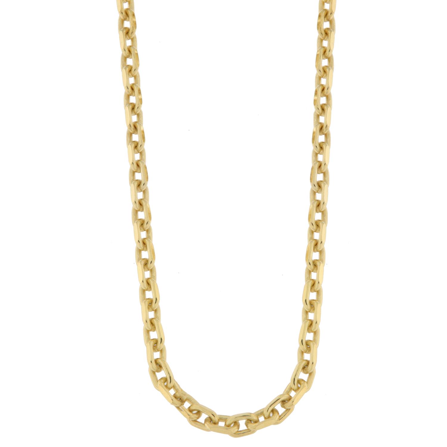 Collier fg.sølv 45cm anker 3,5mm