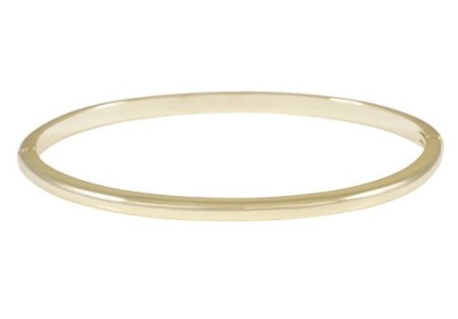 Armring "sølv" Domino glatt armring 3,5mm 60x47mm 18cm