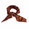 Bunadskjerf Terracotta/brun paisley