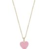 Collier "gull" Sugar hearts rosa 42+2cm