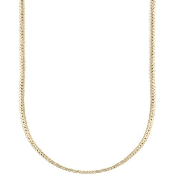 Collier "gull" Essential Dakota herringbone kjede 50cm