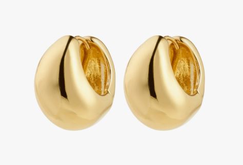 Øreringer "gull" Free 25ø chunky hoops 15mm bred