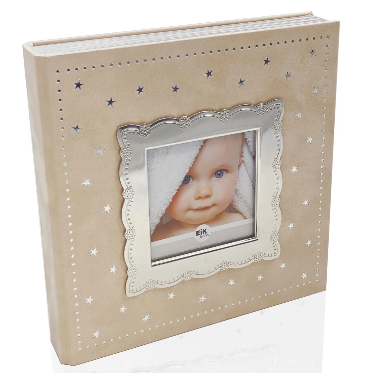 Album "Min minnebok" beige tinndekor